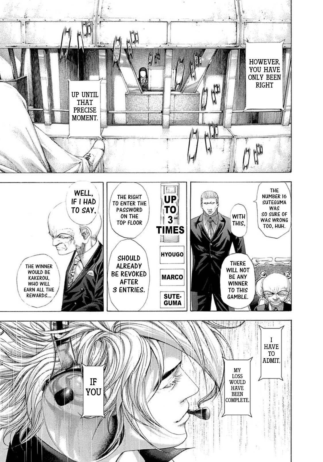 Usogui chapter 262 page 3