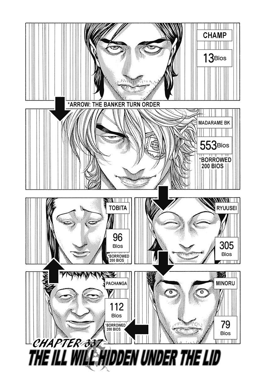 Usogui chapter 337 page 2