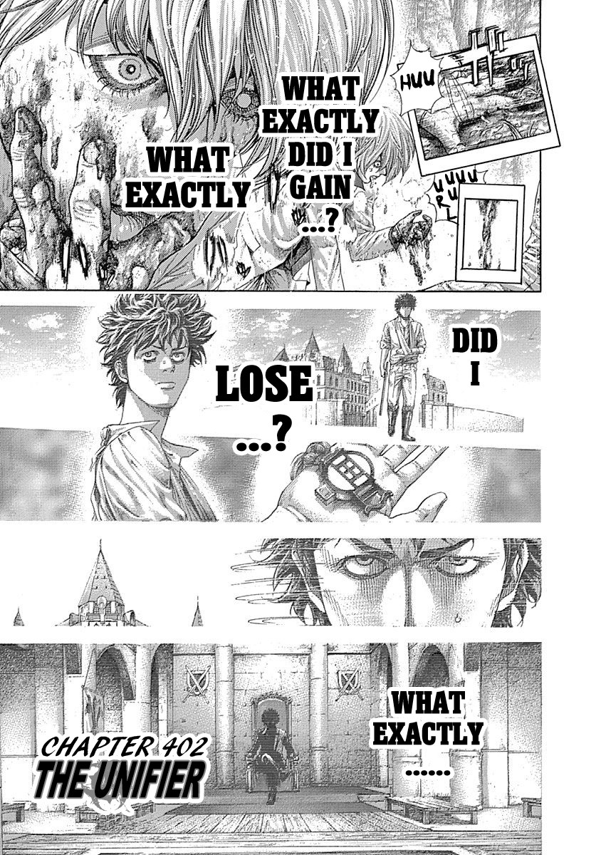 Usogui chapter 402 page 1