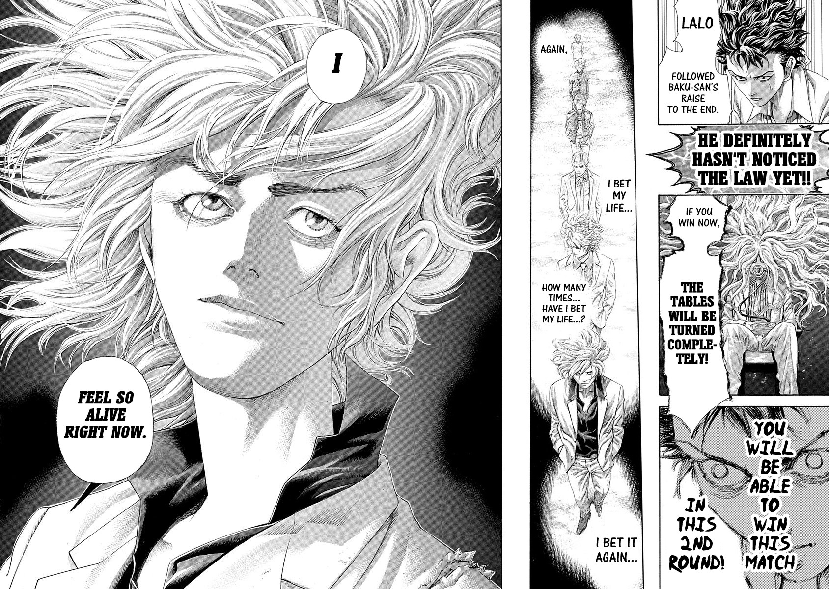 Usogui chapter 437 page 14