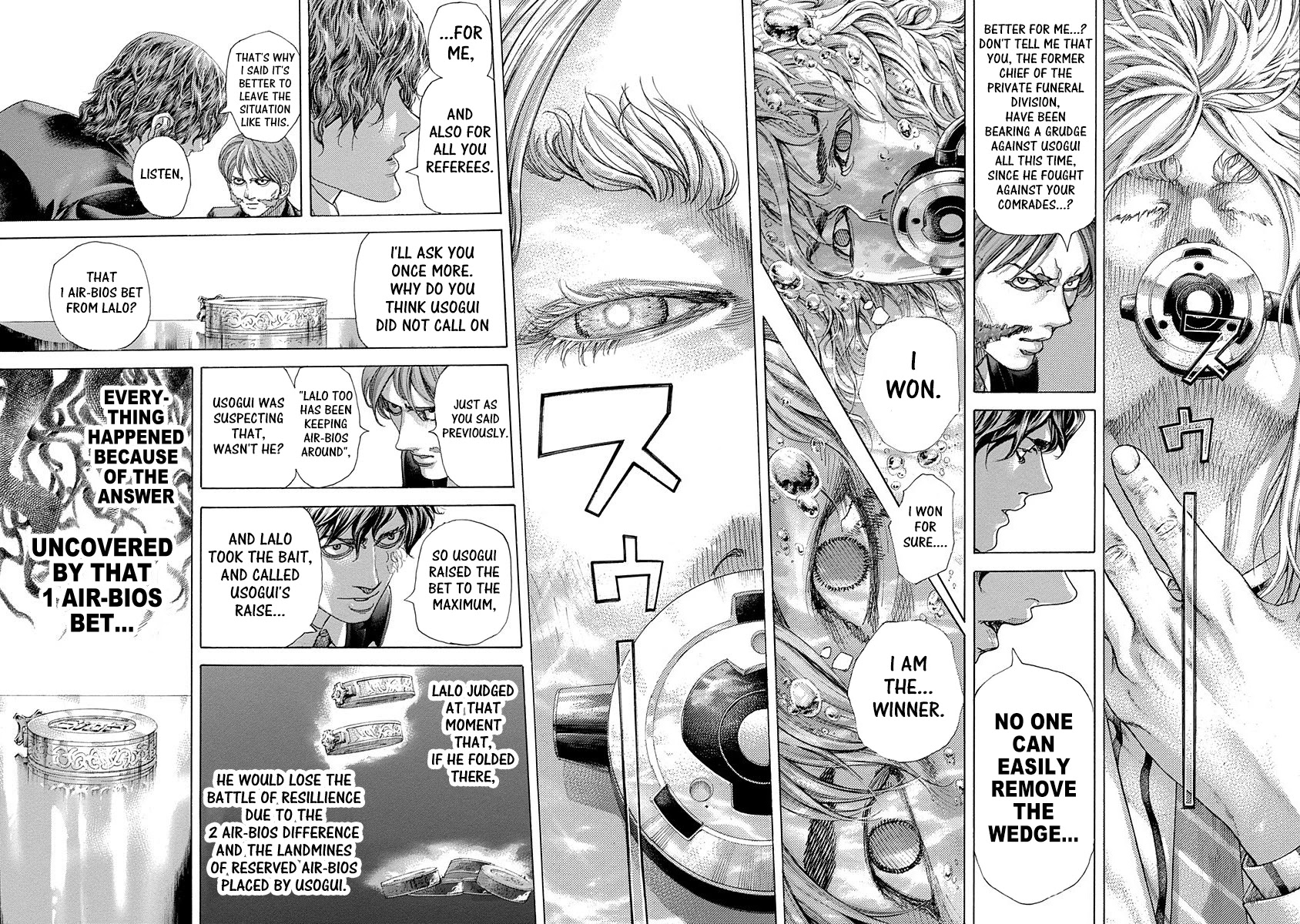 Usogui chapter 467 page 10