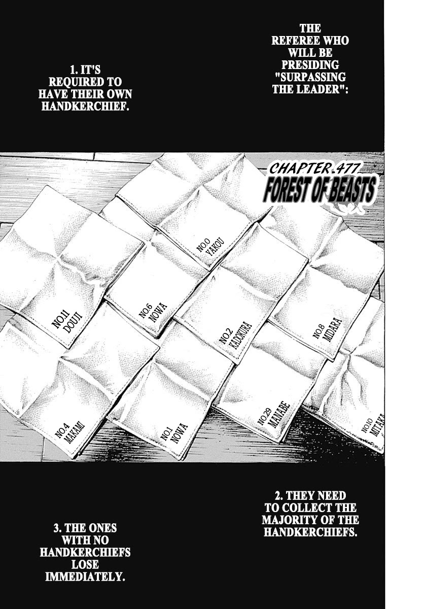 Usogui chapter 477 page 1