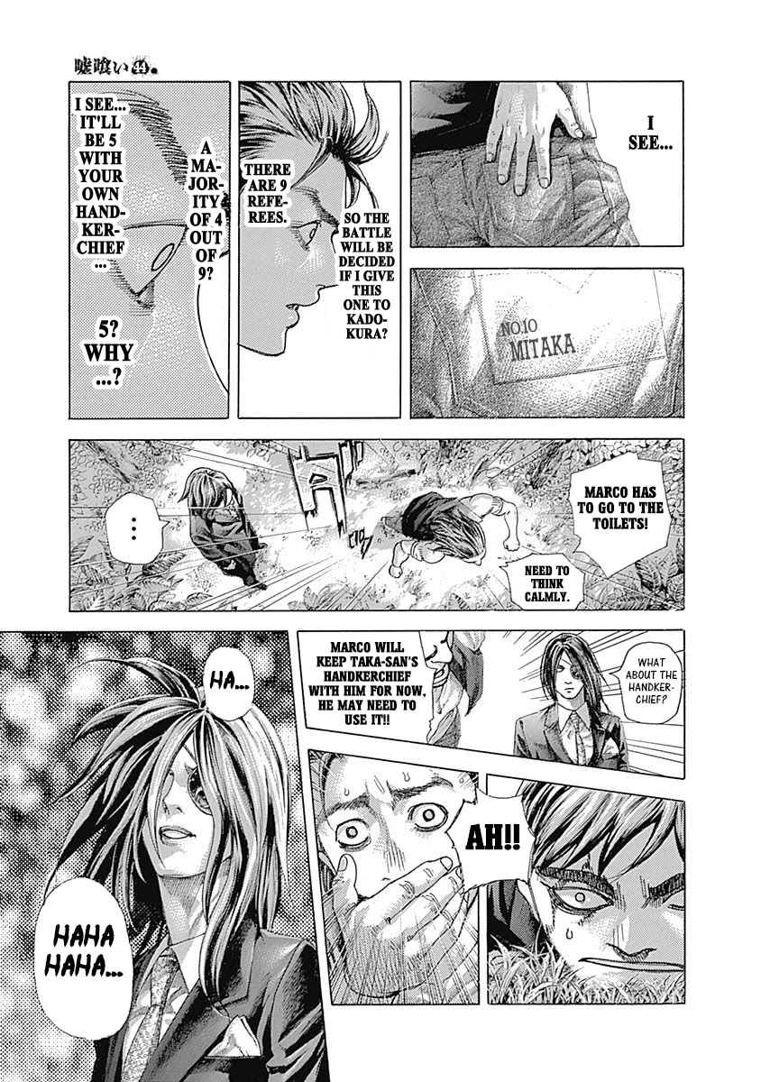 Usogui chapter 482 page 16