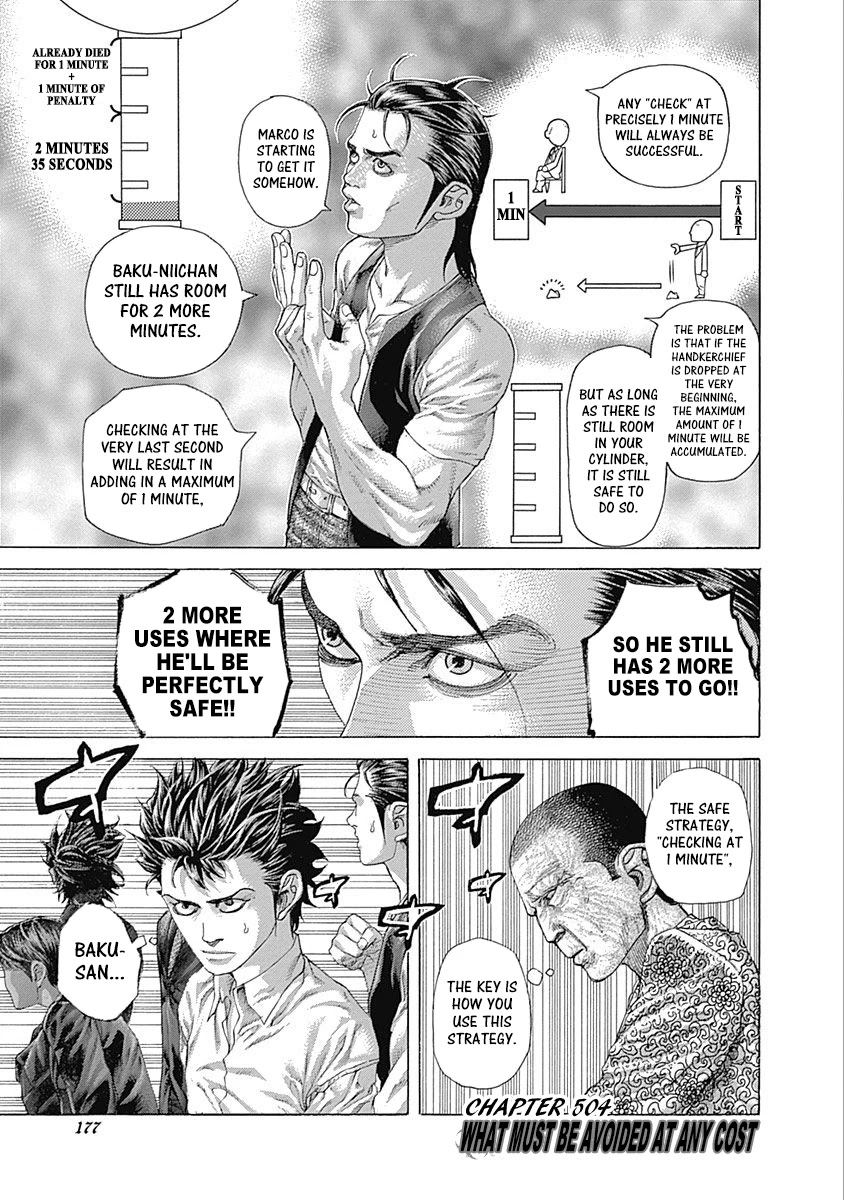 Usogui chapter 504 page 1