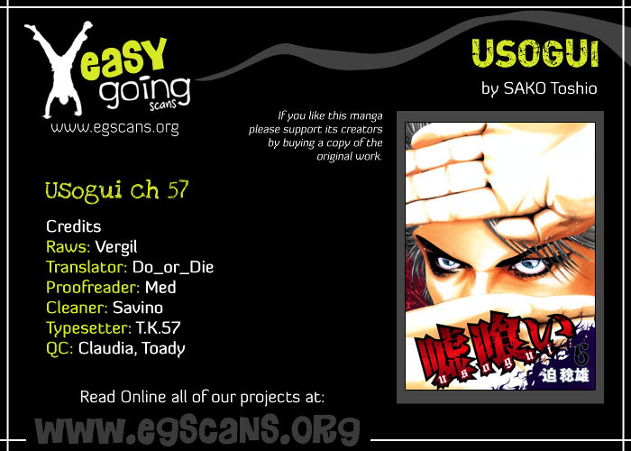 Usogui chapter 57 page 1