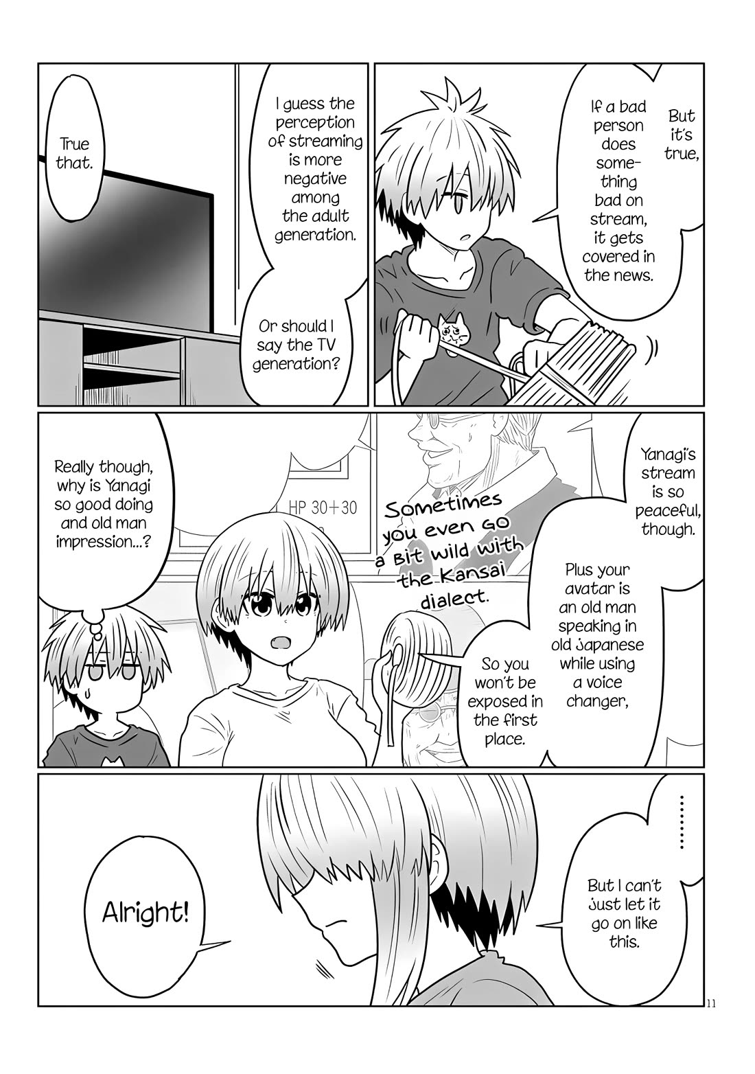 Uzaki-chan wa Asobitai! chapter 116 page 11