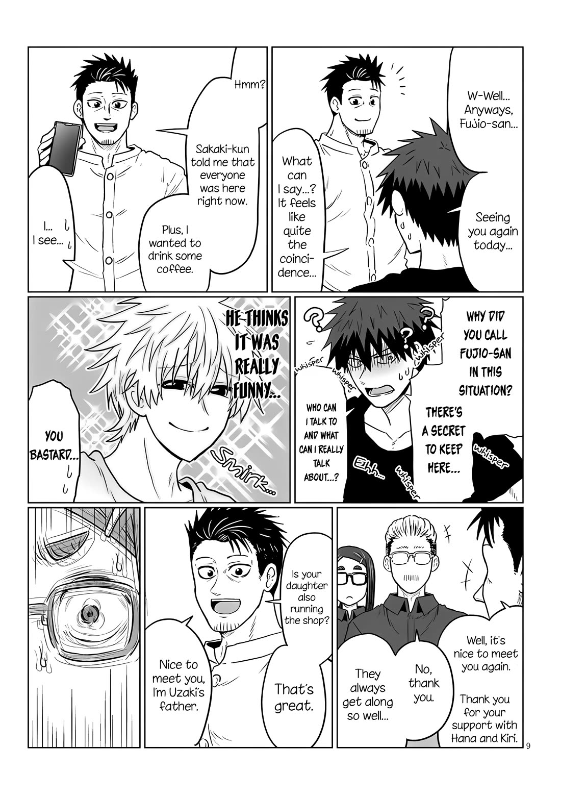 Uzaki-chan wa Asobitai! chapter 124 page 9