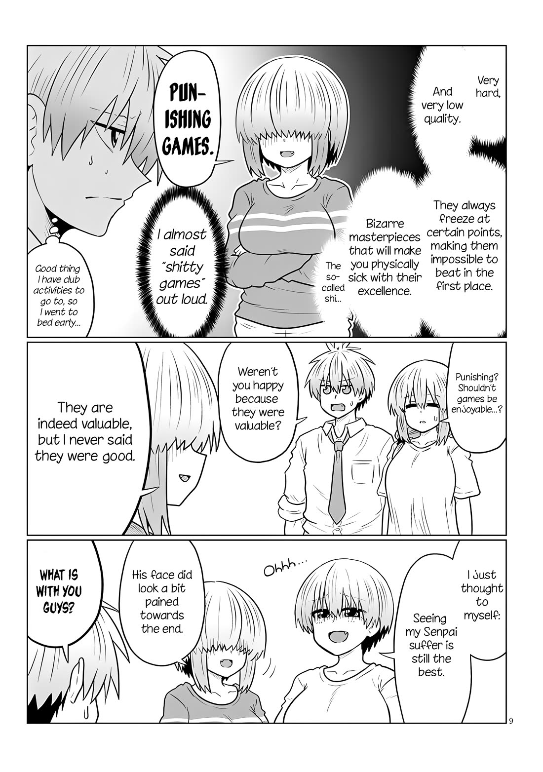 Uzaki-chan wa Asobitai! chapter 126 page 9