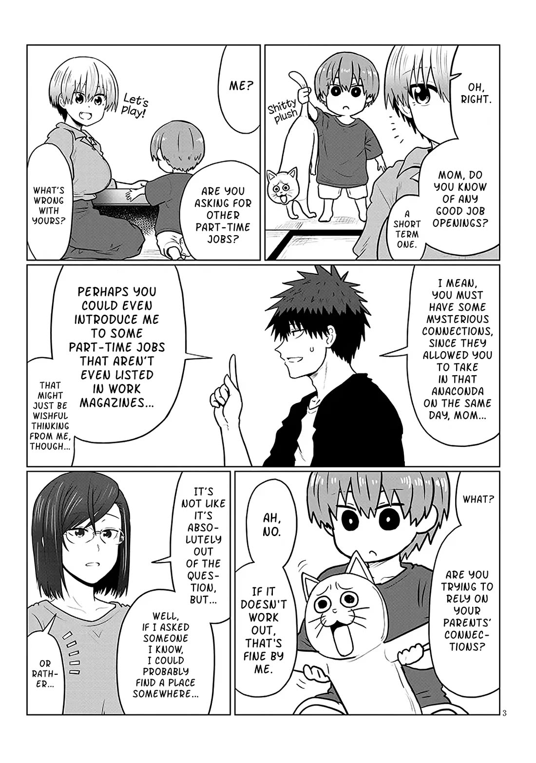 Uzaki-chan wa Asobitai! chapter 139 page 3