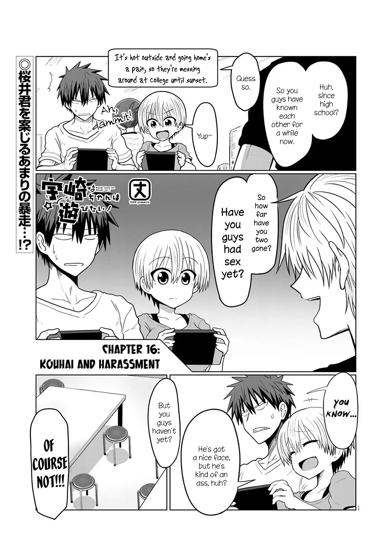Uzaki-chan wa Asobitai! chapter 16 page 1