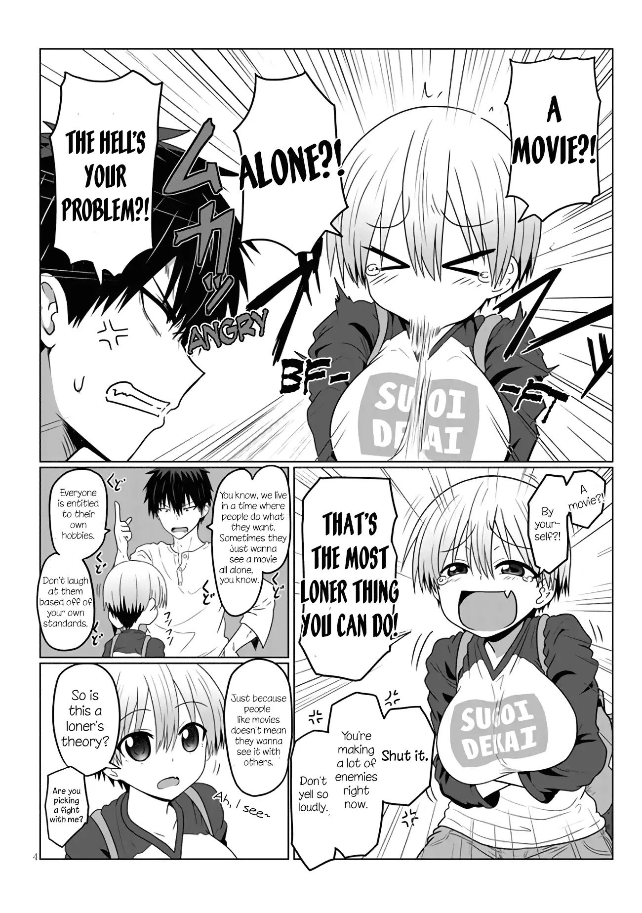 Uzaki-chan wa Asobitai! chapter 2 page 4