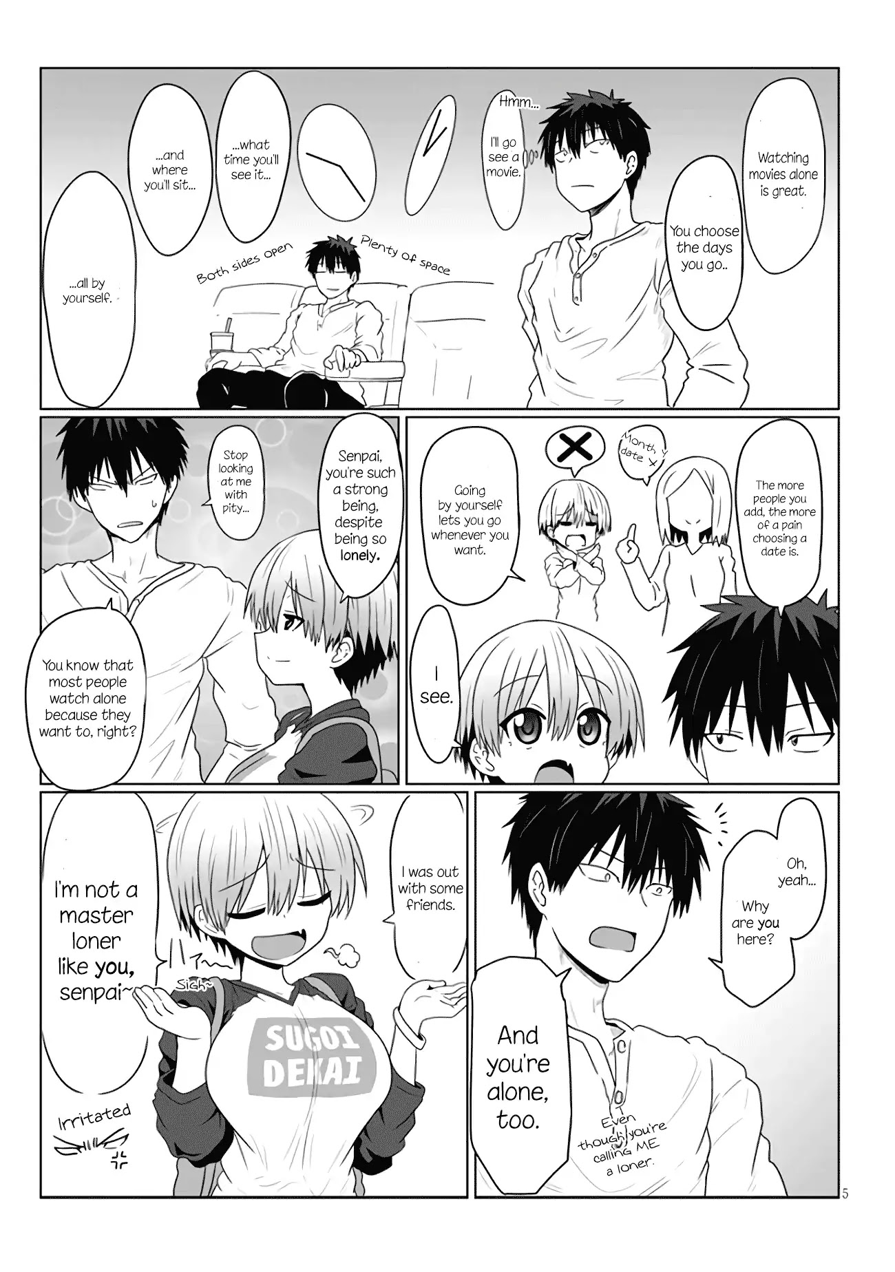 Uzaki-chan wa Asobitai! chapter 2 page 5