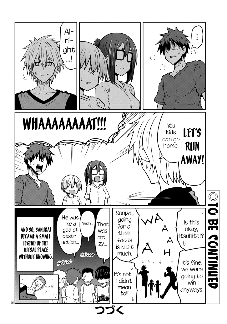Uzaki-chan wa Asobitai! chapter 36 page 16
