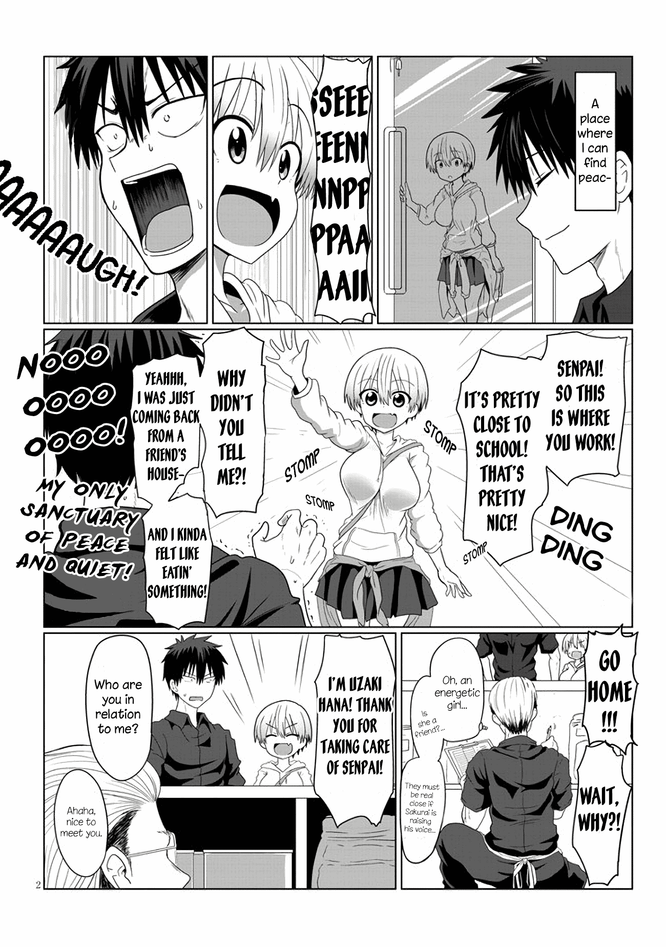 Uzaki-chan wa Asobitai! chapter 4 page 2