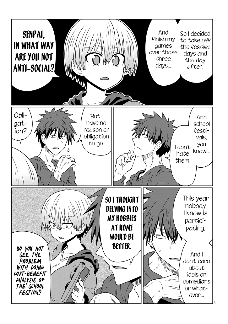 Uzaki-chan wa Asobitai! chapter 40 page 3