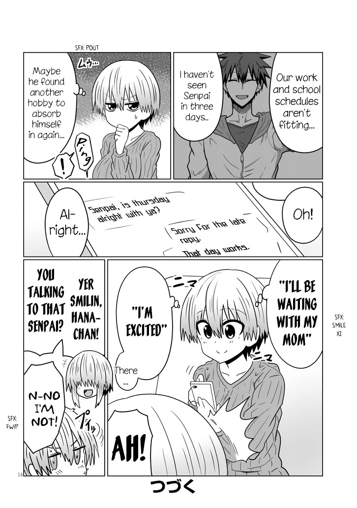 Uzaki-chan wa Asobitai! chapter 49 page 14