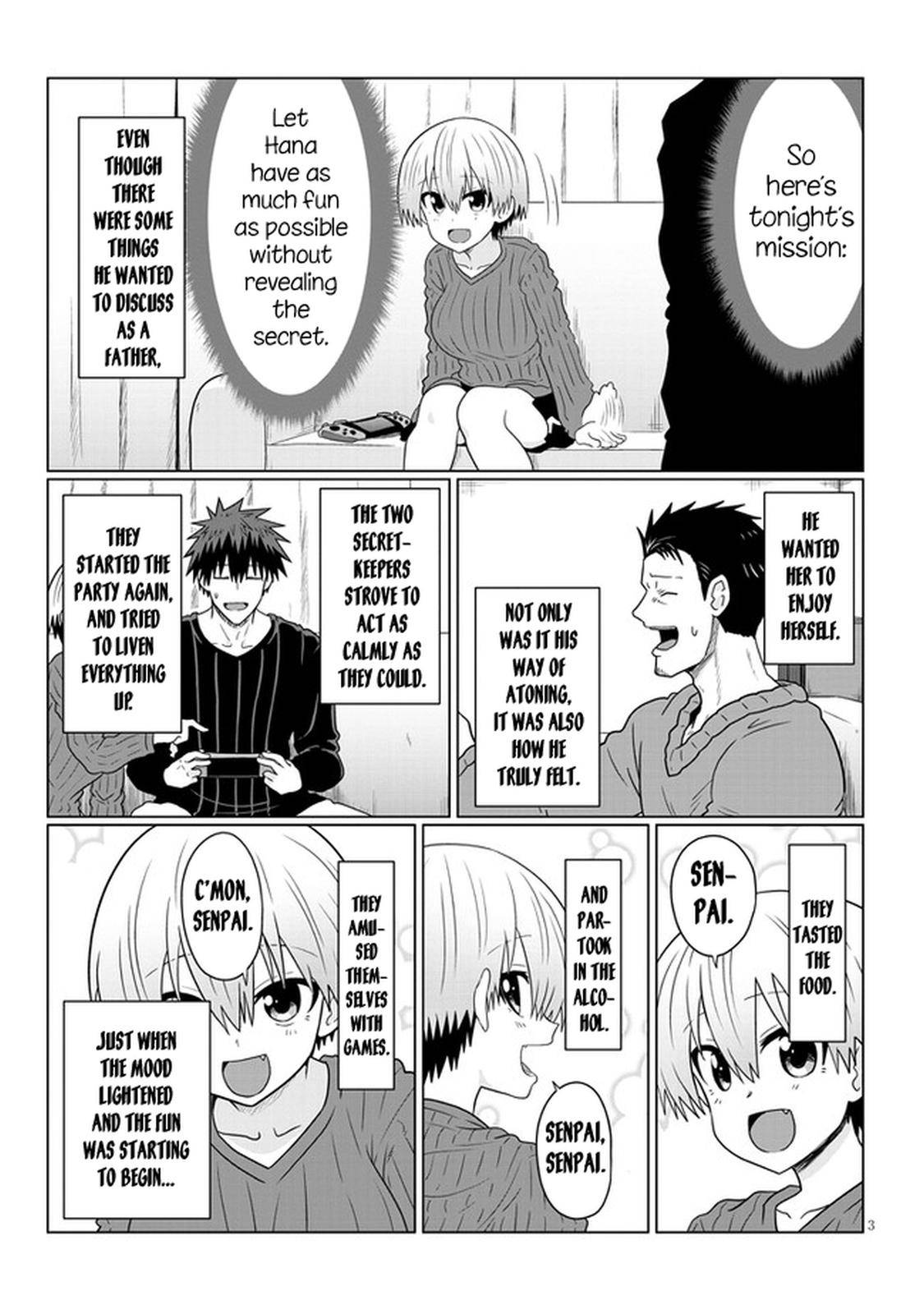 Uzaki-chan wa Asobitai! chapter 66 page 3