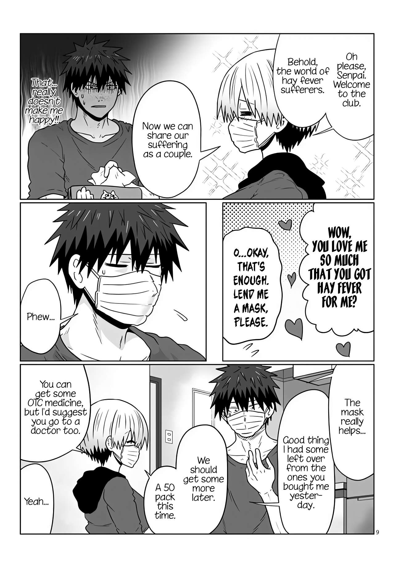 Uzaki-chan wa Asobitai! chapter 96 page 9