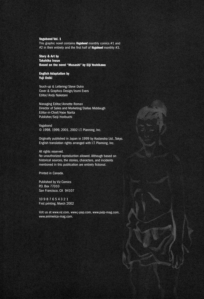 Vagabond chapter 1 page 3