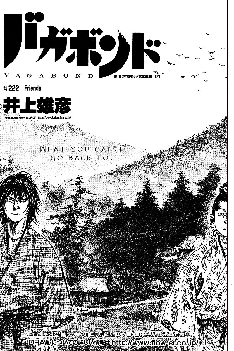 Vagabond chapter 222 page 1