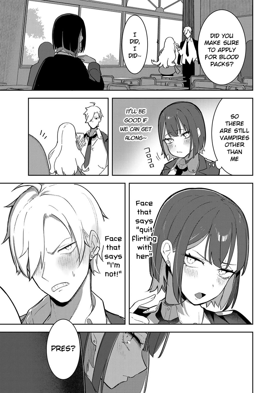 Vampire-san Wants Her (Man's) Blood Taken chapter 1 page 14
