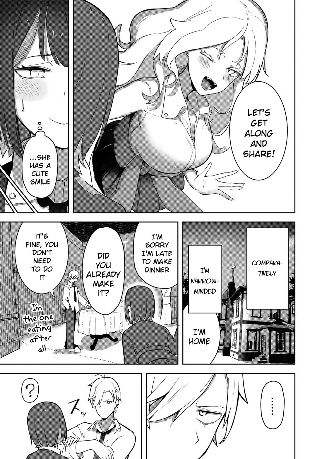 Vampire-san Wants Her (Man's) Blood Taken chapter 1 page 22