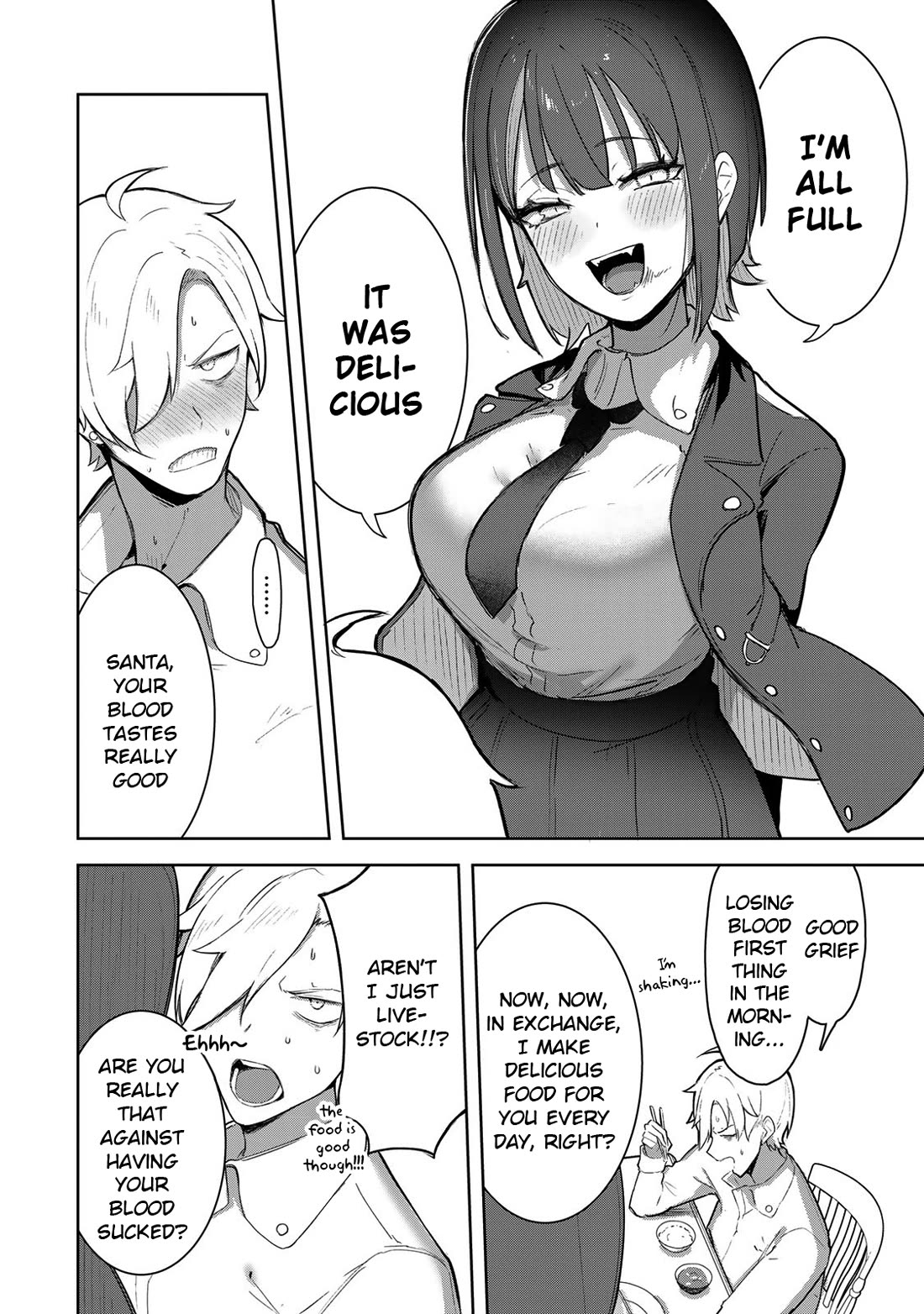 Vampire-san Wants Her (Man's) Blood Taken chapter 1 page 5