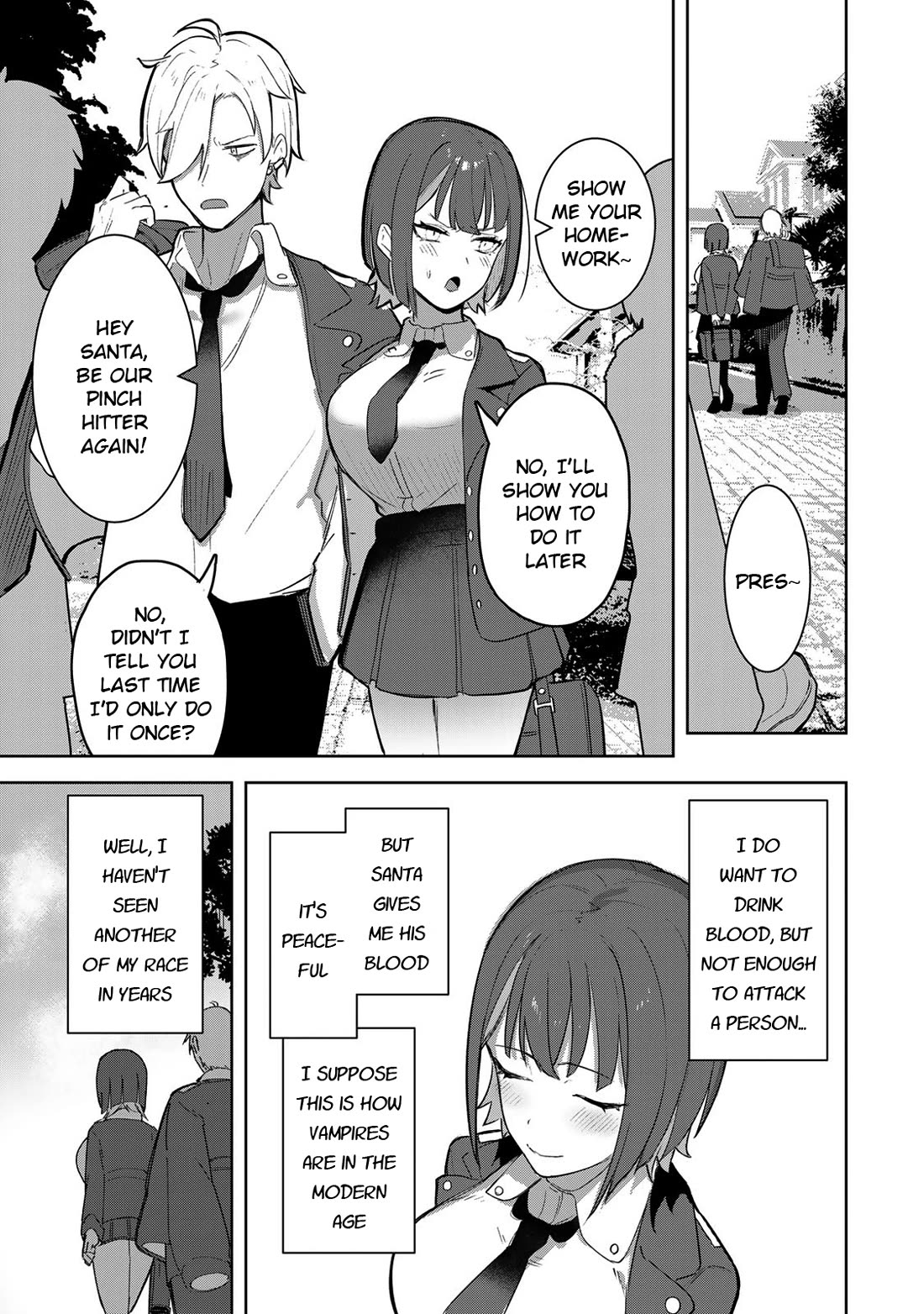 Vampire-san Wants Her (Man's) Blood Taken chapter 1 page 8