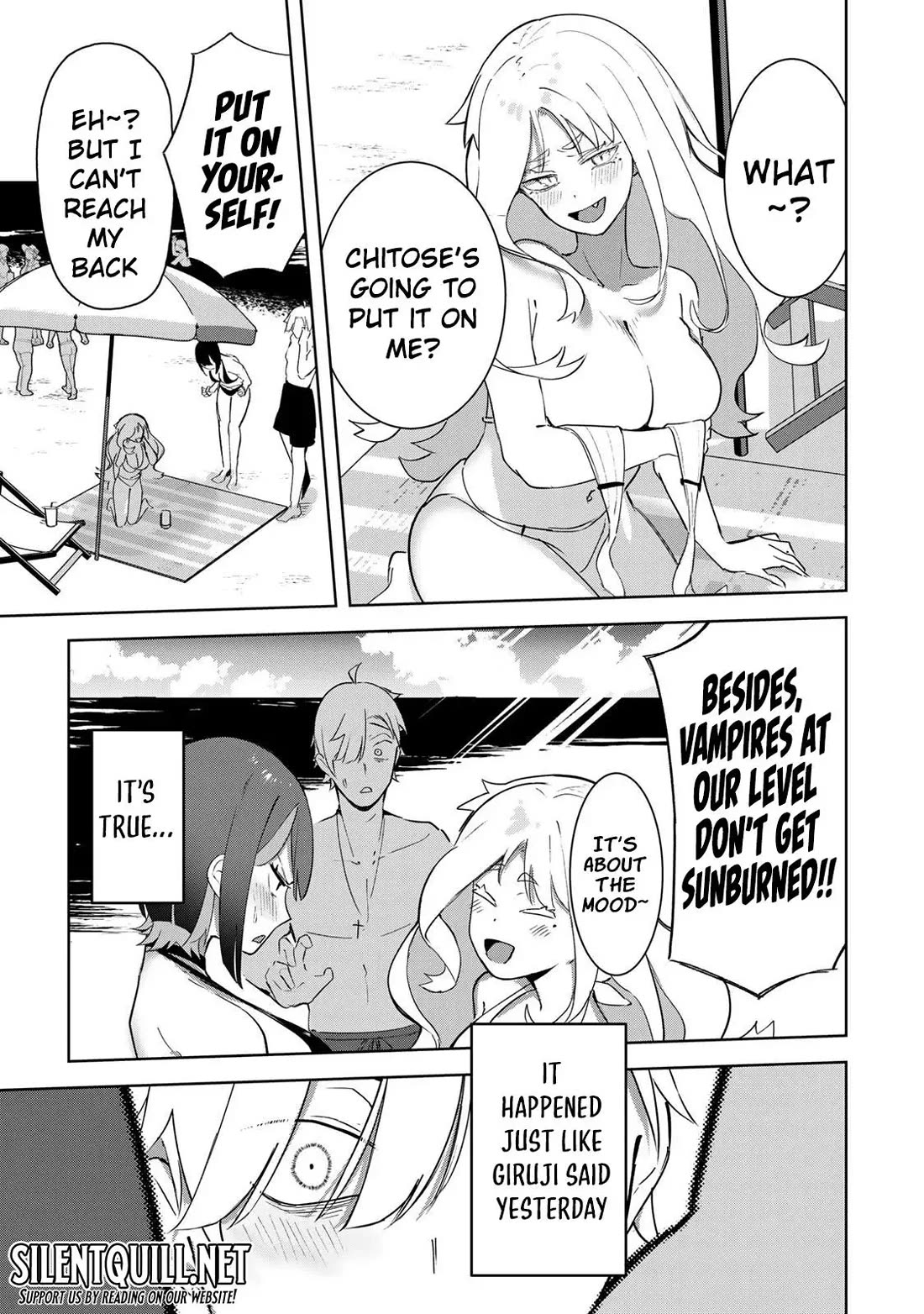 Vampire-san Wants Her (Man's) Blood Taken chapter 18 page 14