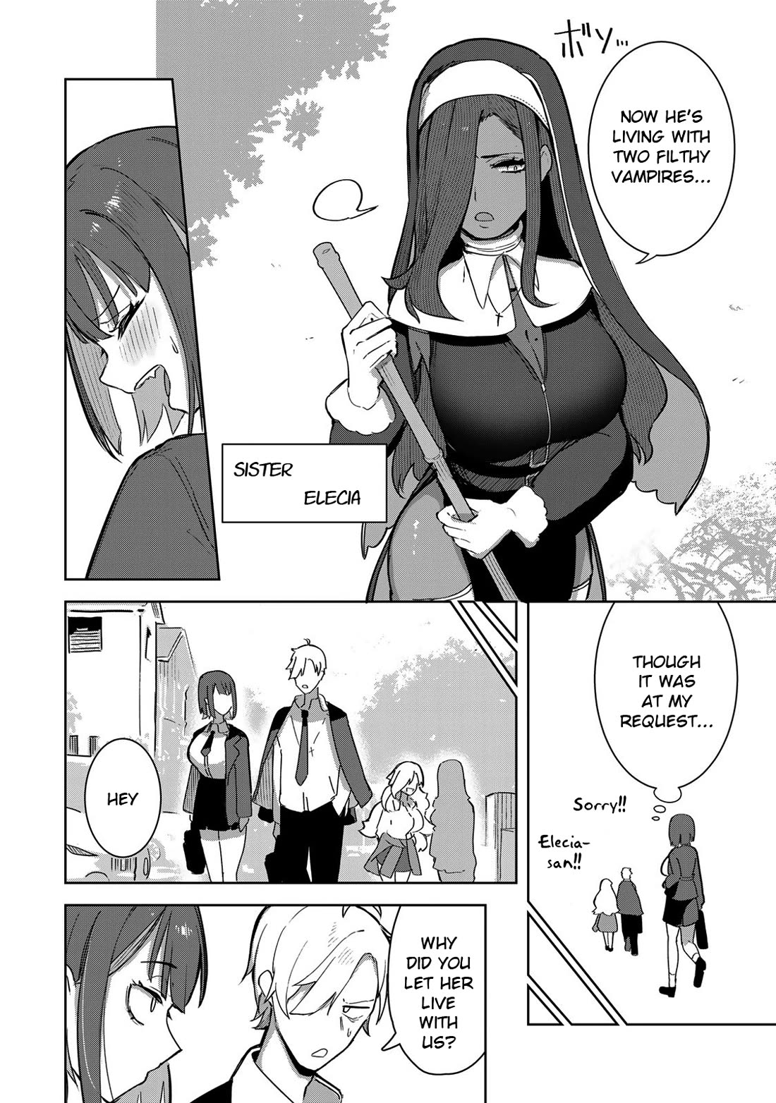 Vampire-san Wants Her (Man's) Blood Taken chapter 2 page 8