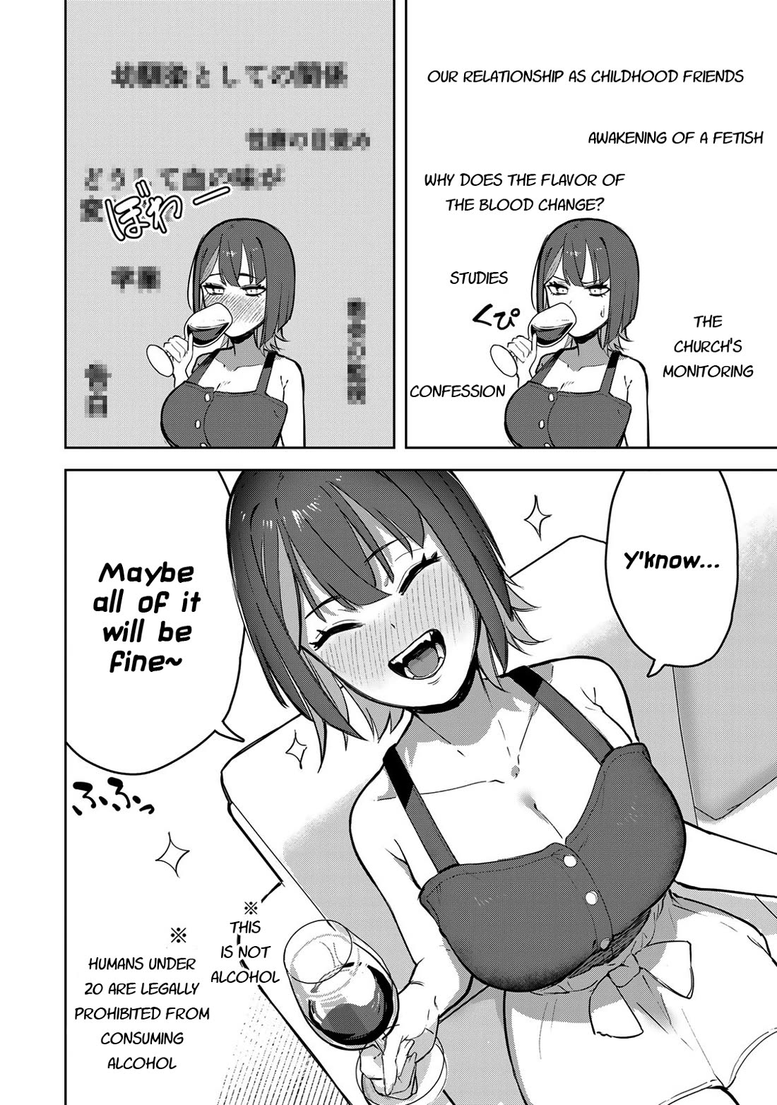 Vampire-san Wants Her (Man's) Blood Taken chapter 3 page 6