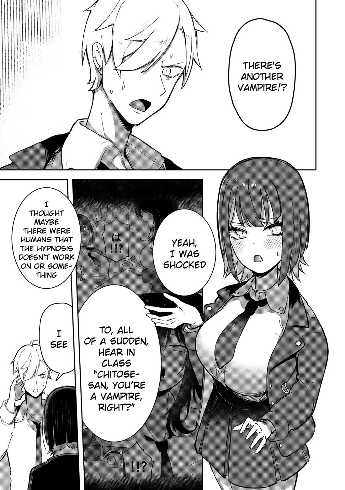 Vampire-san Wants Her (Man's) Blood Taken chapter 4 page 1