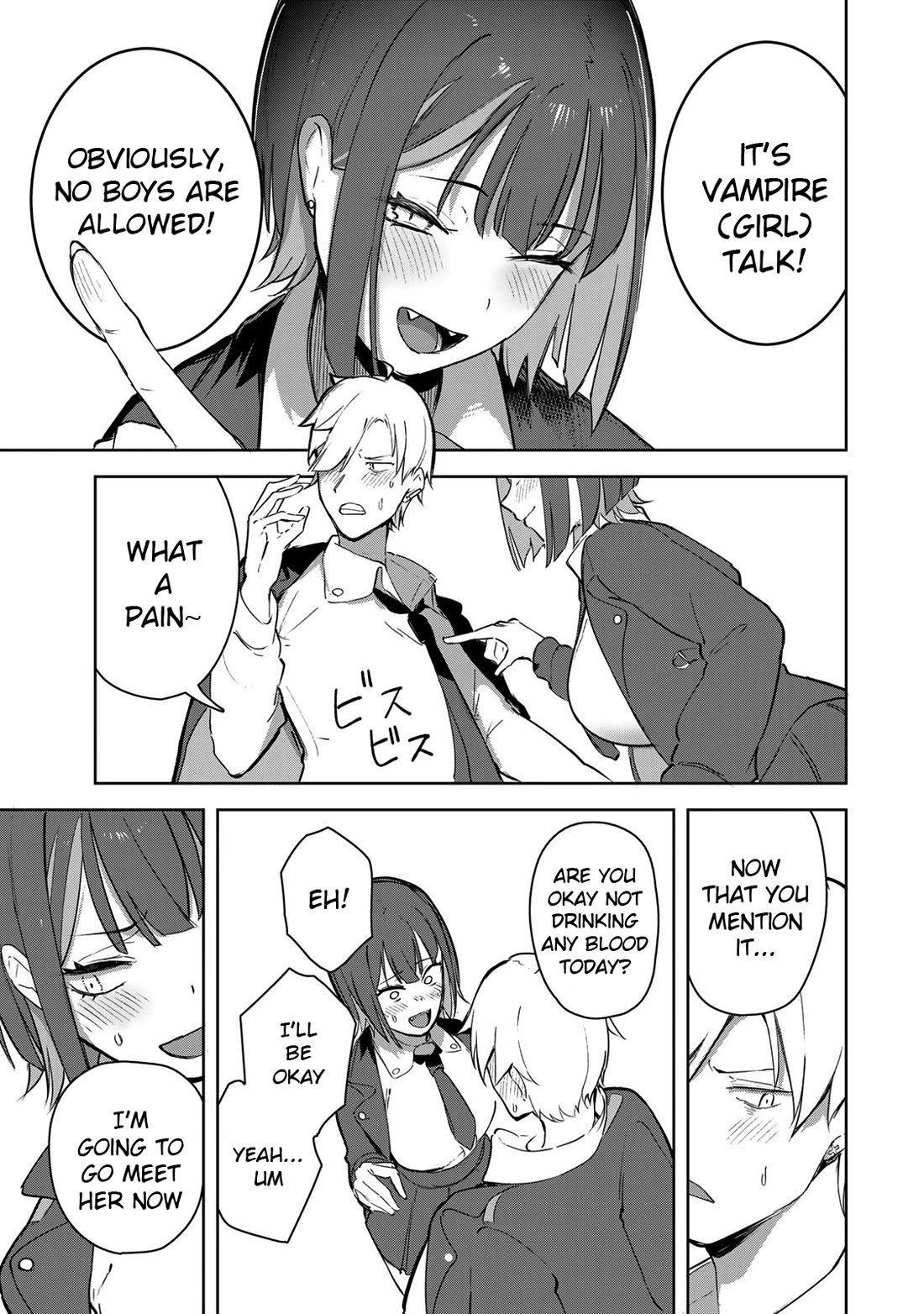 Vampire-san Wants Her (Man's) Blood Taken chapter 4 page 5