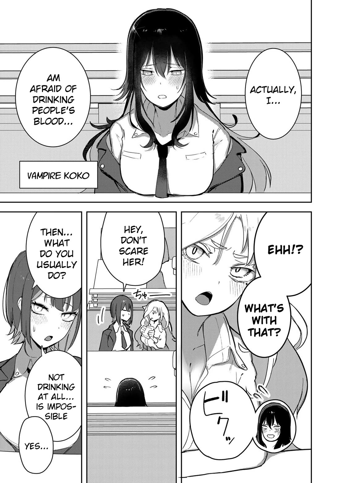 Vampire-san Wants Her (Man's) Blood Taken chapter 4 page 7