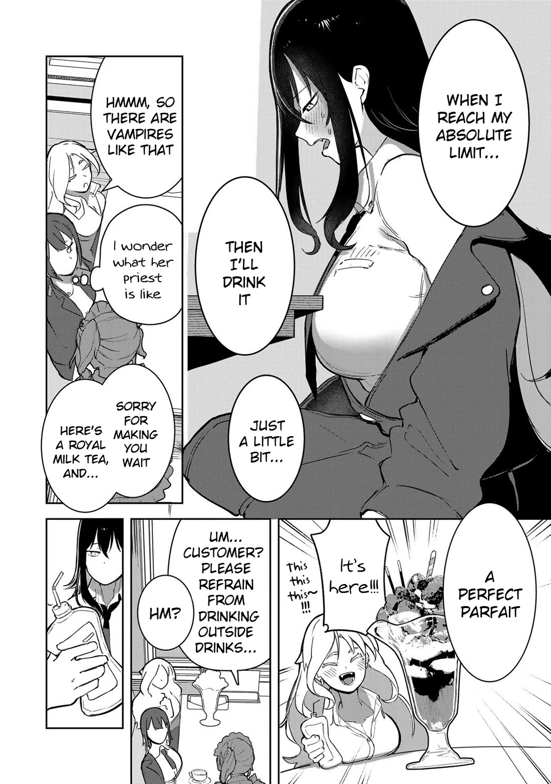 Vampire-san Wants Her (Man's) Blood Taken chapter 4 page 8