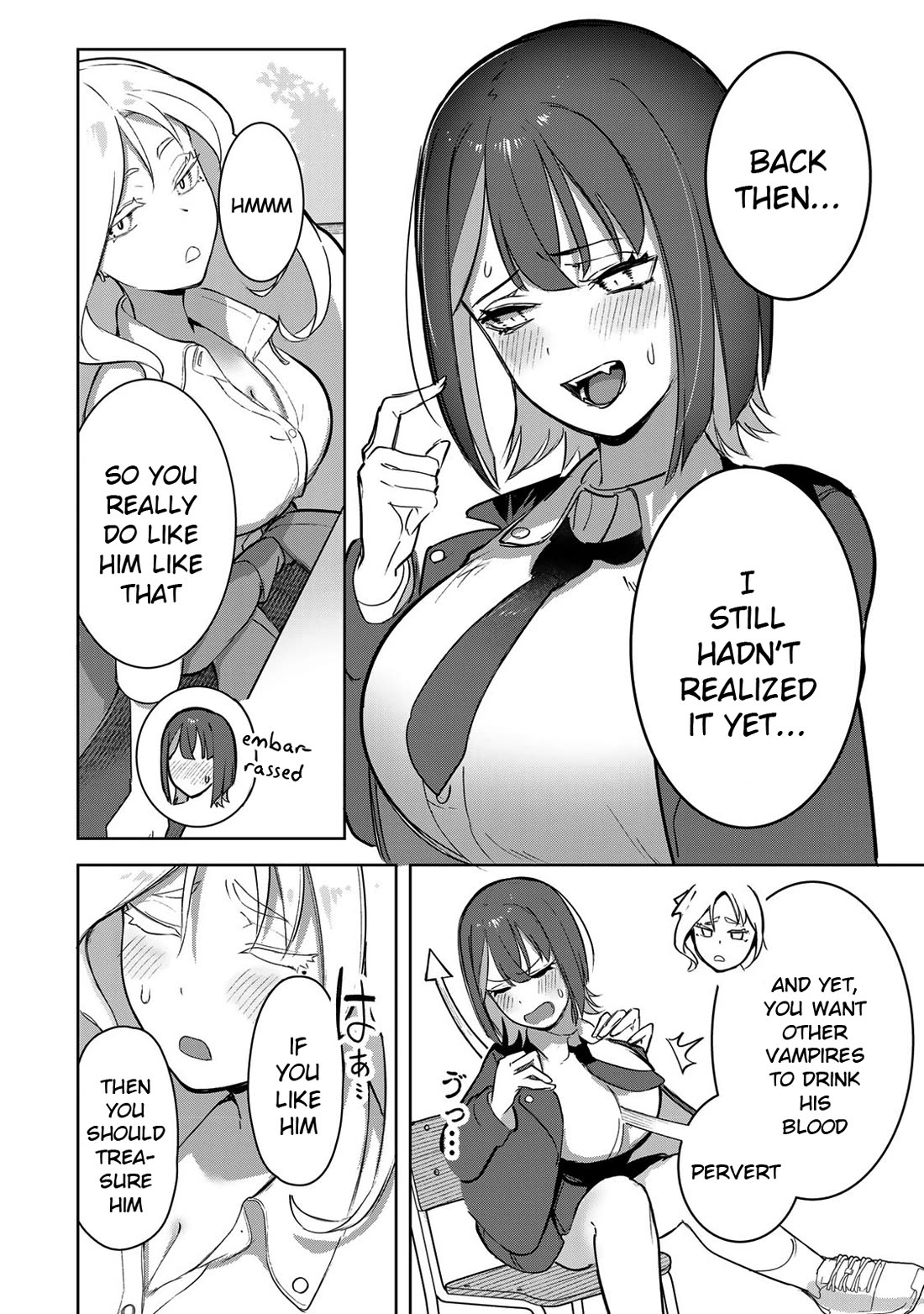 Vampire-san Wants Her (Man's) Blood Taken chapter 5 page 12