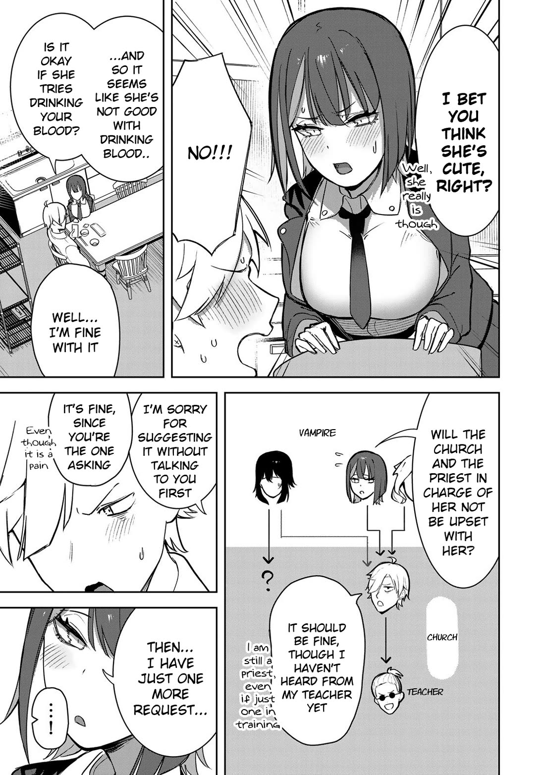 Vampire-san Wants Her (Man's) Blood Taken chapter 5 page 3