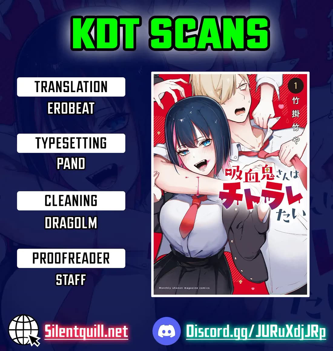 Vampire-san Wants Her (Man's) Blood Taken chapter 6 page 1