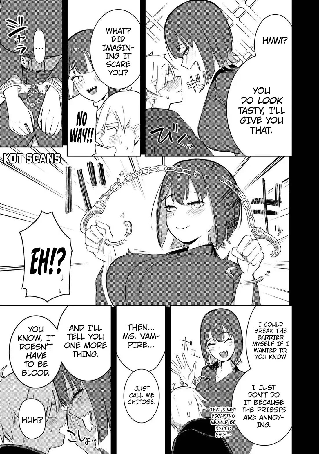 Vampire-san Wants Her (Man's) Blood Taken chapter 6 page 14