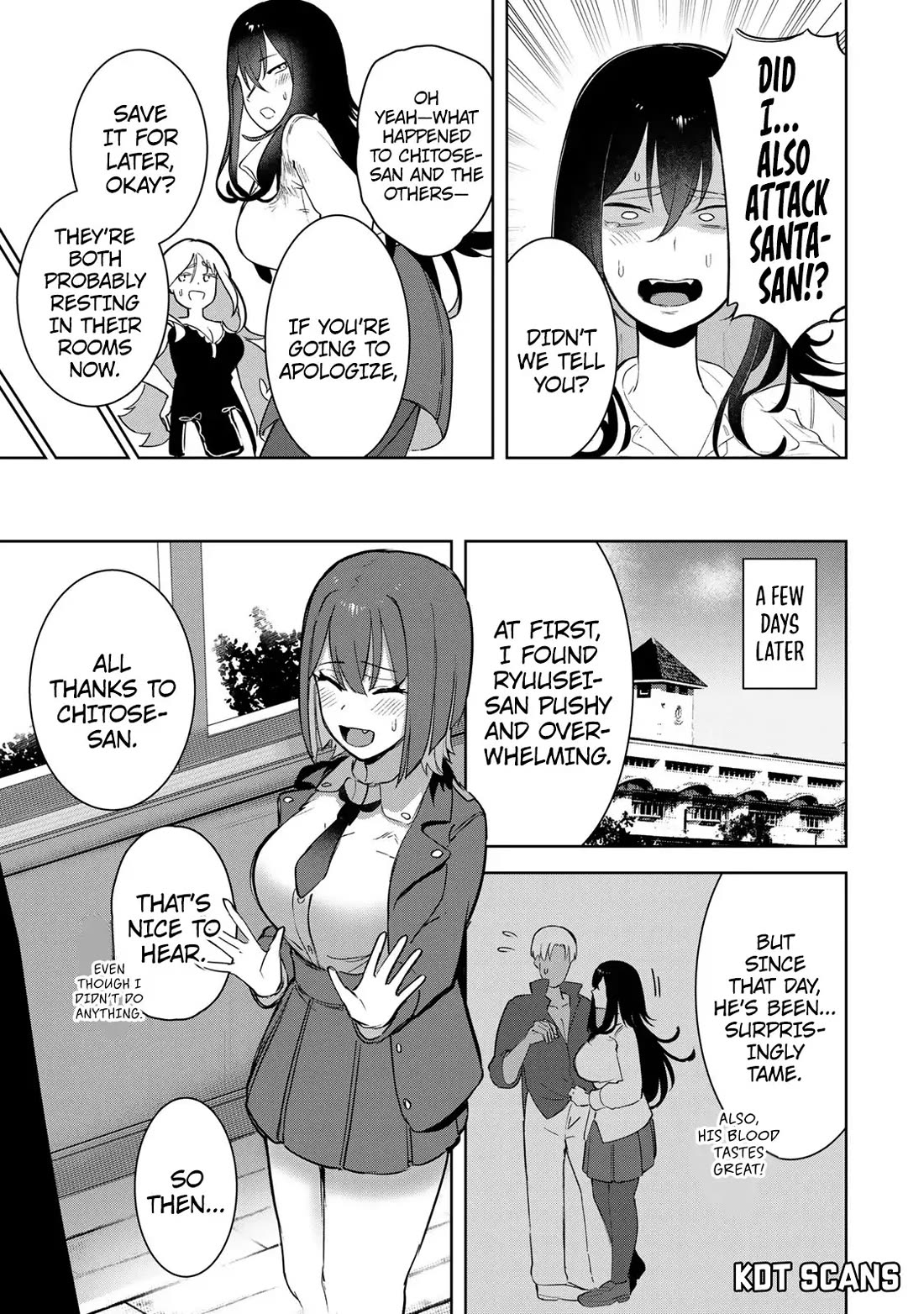 Vampire-san Wants Her (Man's) Blood Taken chapter 8 page 14