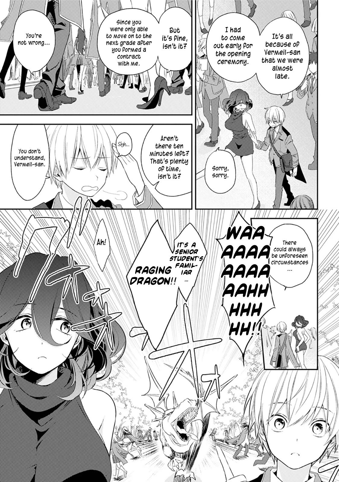 Vermeil in Gold - A Magician Pushes Through the Magical World With the Strongest Disaster chapter 1.1 page 7