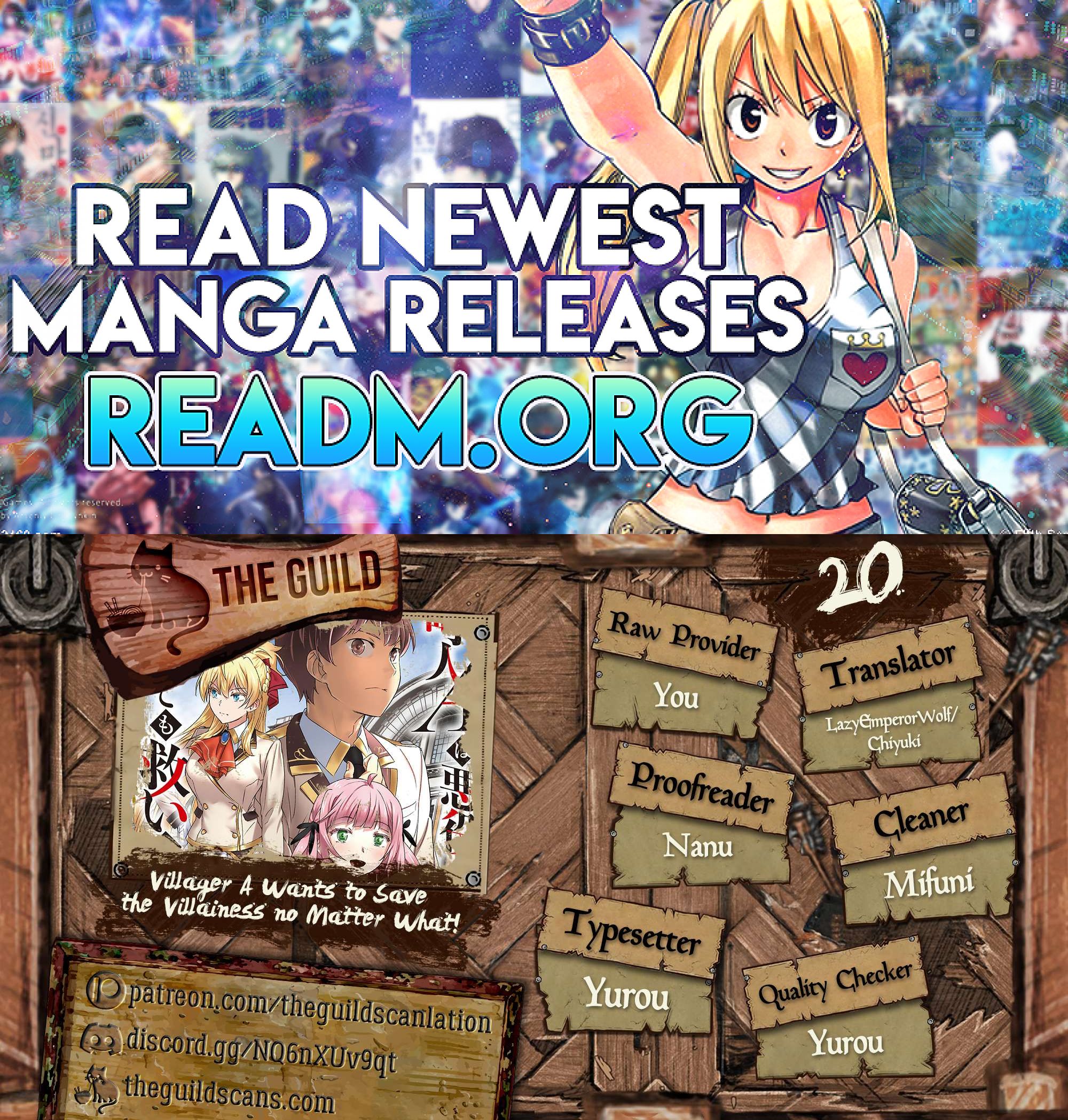 Villager A Wants to Save the Villainess no Matter What! chapter 20 page 1