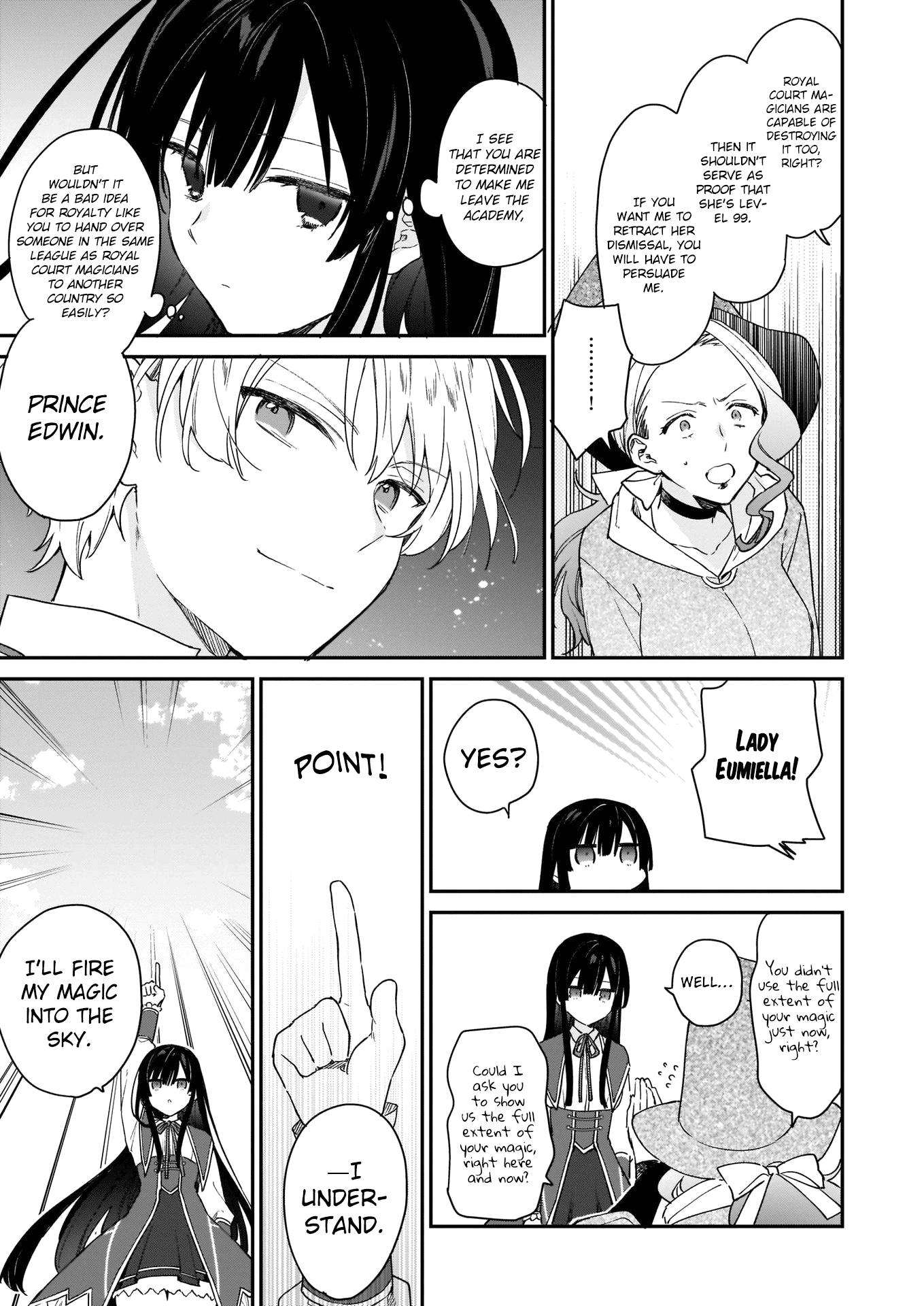 Villainess Level 99 ~I may be the Hidden Boss but I'm not the Demon Lord~ chapter 1 page 32