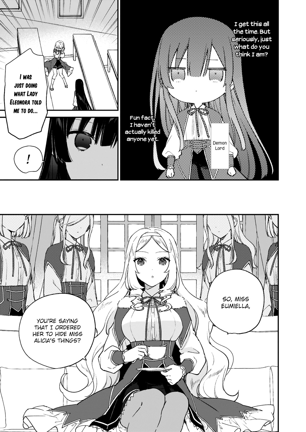 Villainess Level 99 ~I may be the Hidden Boss but I'm not the Demon Lord~ chapter 12.1 page 10