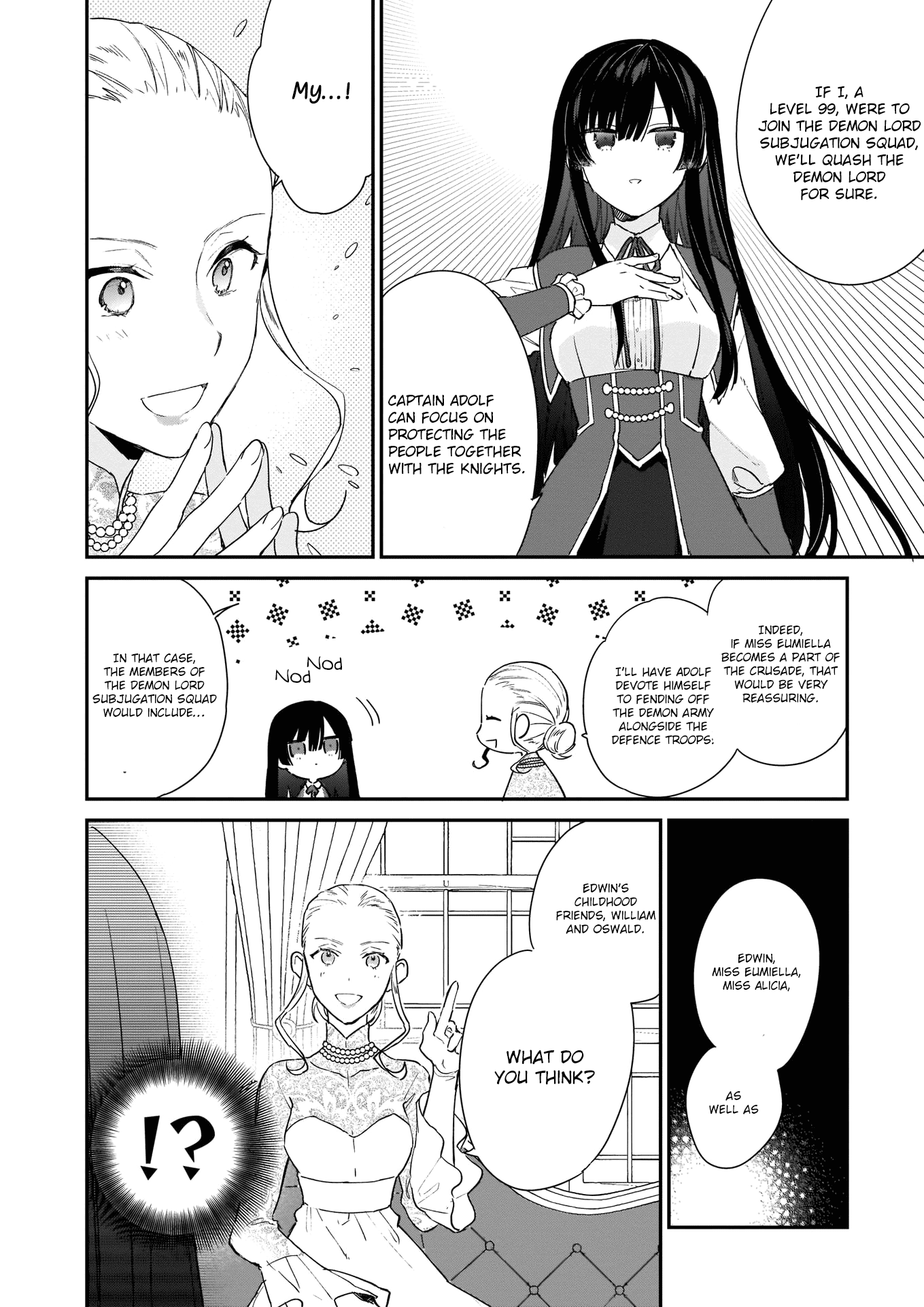 Villainess Level 99 ~I may be the Hidden Boss but I'm not the Demon Lord~ chapter 3 page 8