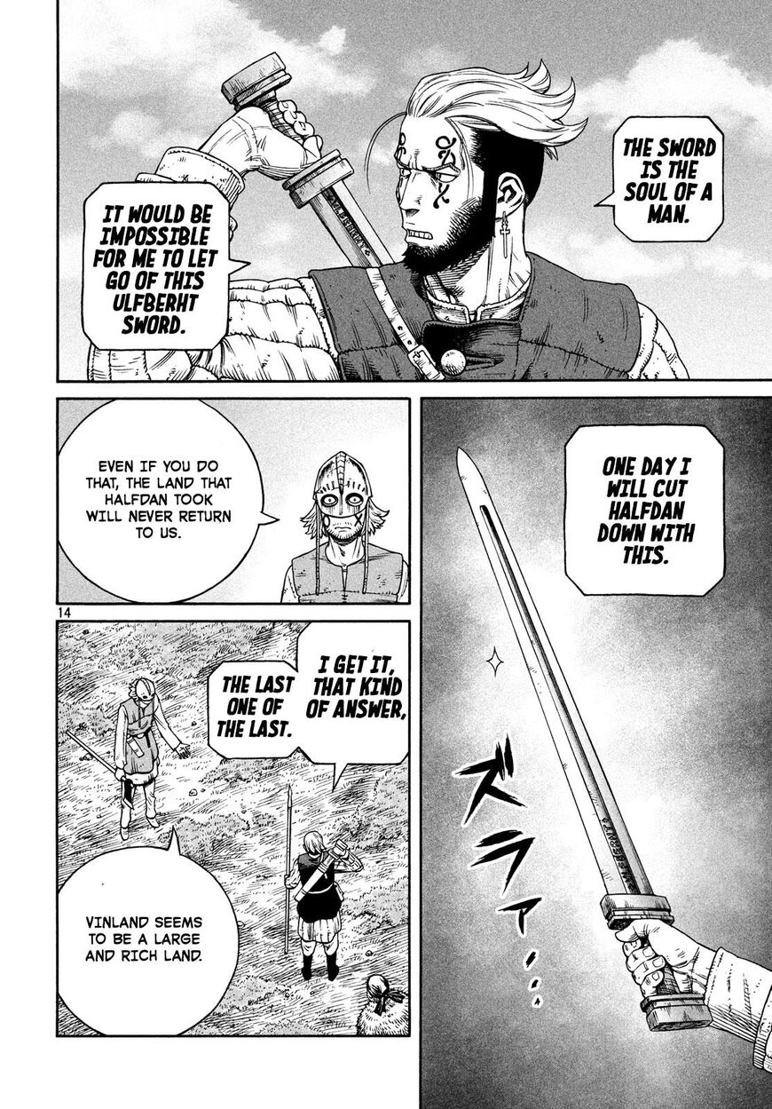 Vinland Saga chapter 168 page 14