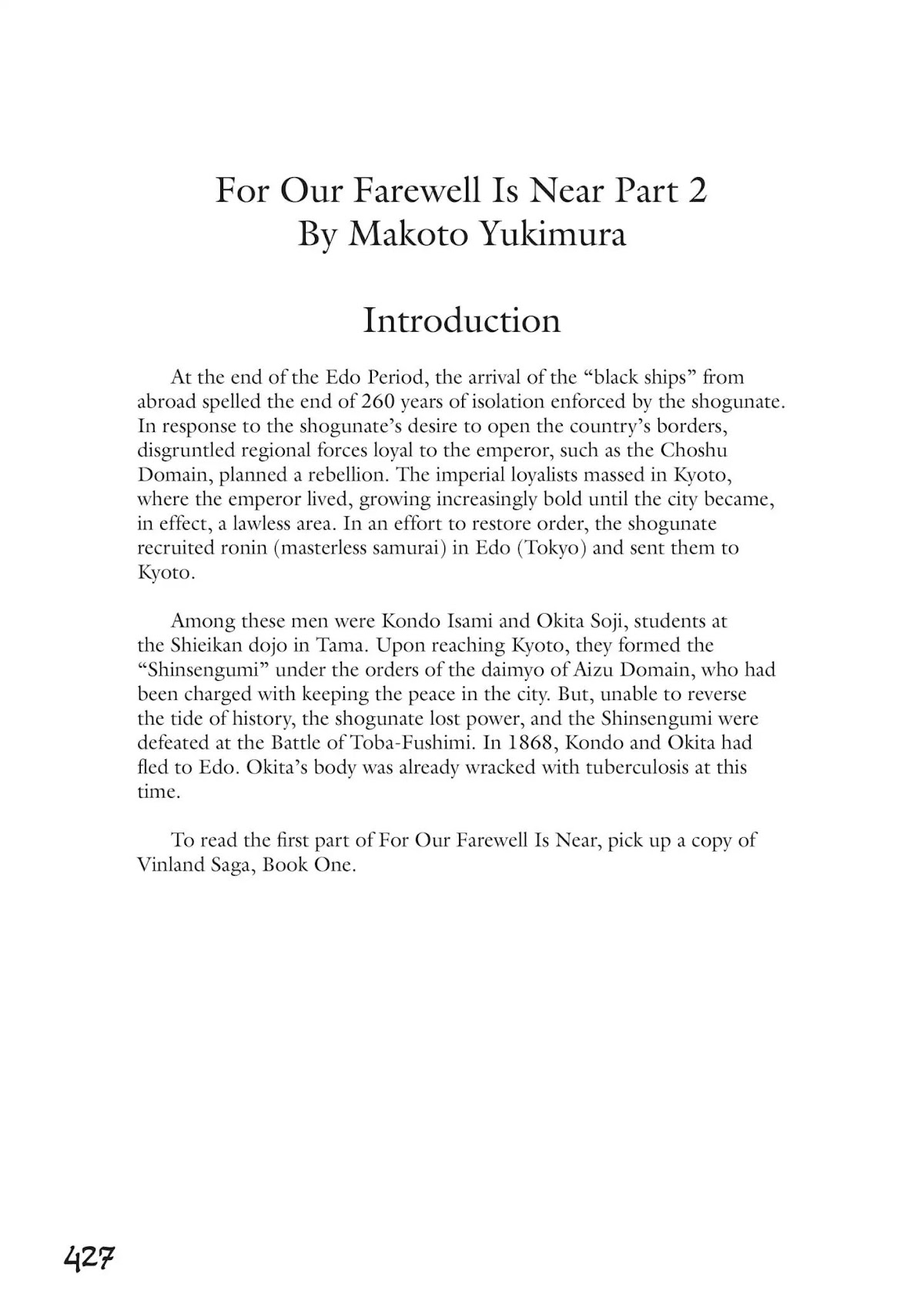 Vinland Saga chapter 28.7 page 1