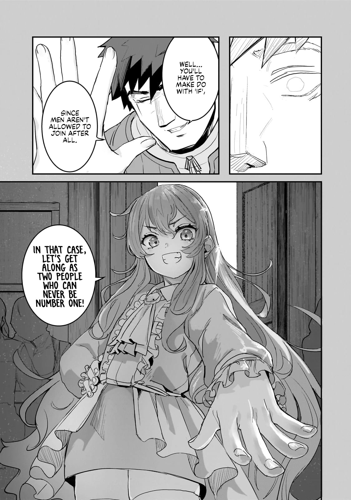 Virgin Knight who is the Frontier Lord in the Gender Switched World chapter 1 page 38