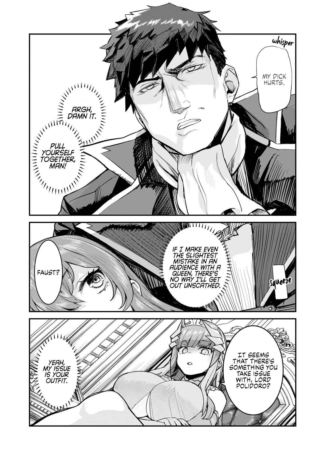 Virgin Knight who is the Frontier Lord in the Gender Switched World chapter 1 page 8