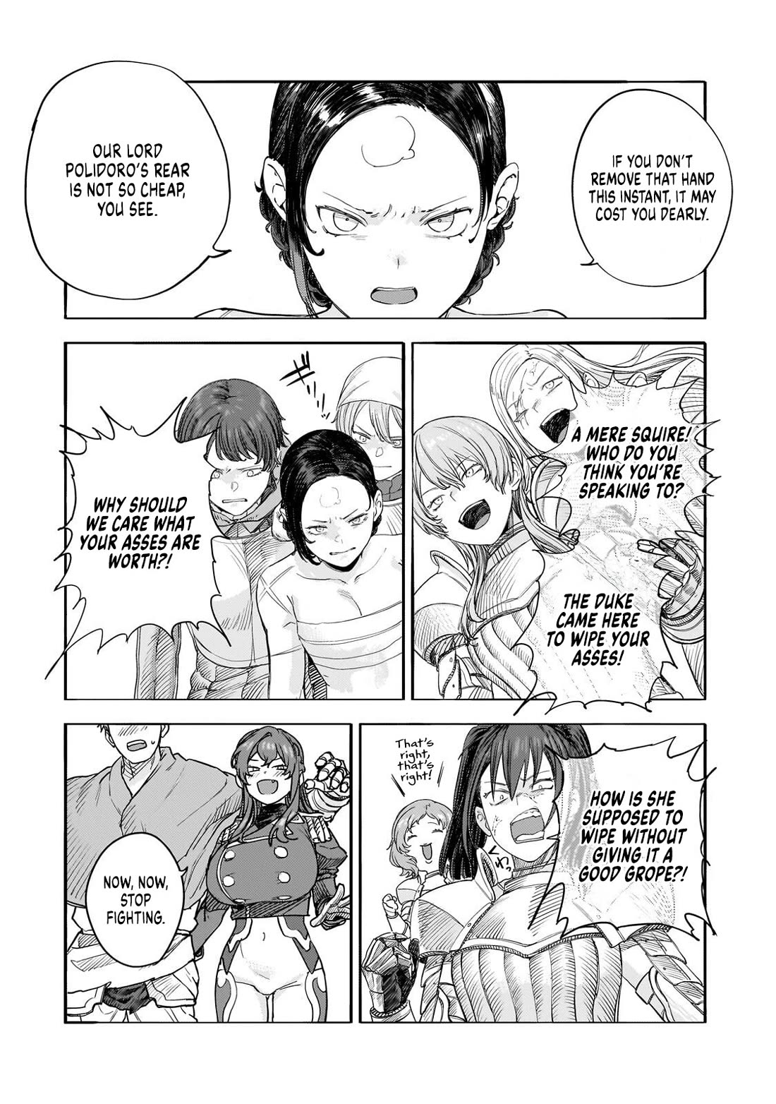 Virgin Knight who is the Frontier Lord in the Gender Switched World chapter 14 page 14